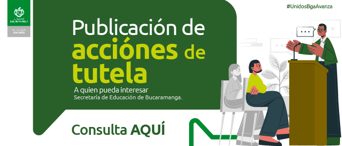 PUBLICACION DE ACCIONES DE TUTELA» A QUIEN PUEDA INTERESAR